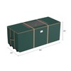 Hastings Home Hastings Home Rolling Christmas Tree Storage Duffel Bag for 9 feet Artificial Trees | Green Canvas 692622UCA